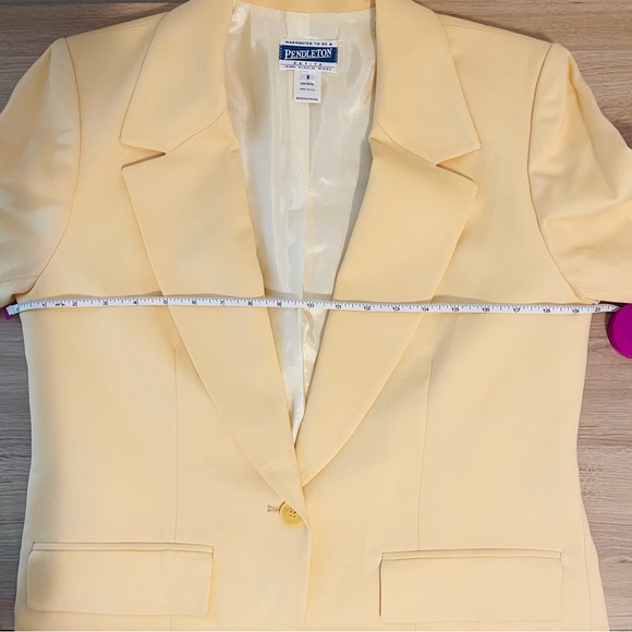 ☀️Sale☀️ Pendleton Wool womens blazer size 8 petite vintage 80’s - Picture 4 of 8
